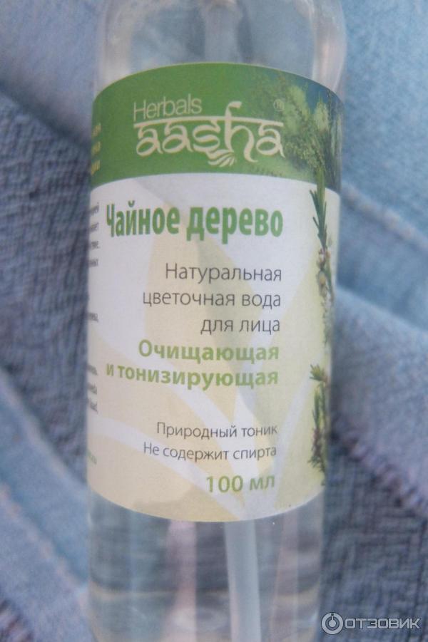 Цветочная вода для лица Aasha Herbals Чайное дерево фото