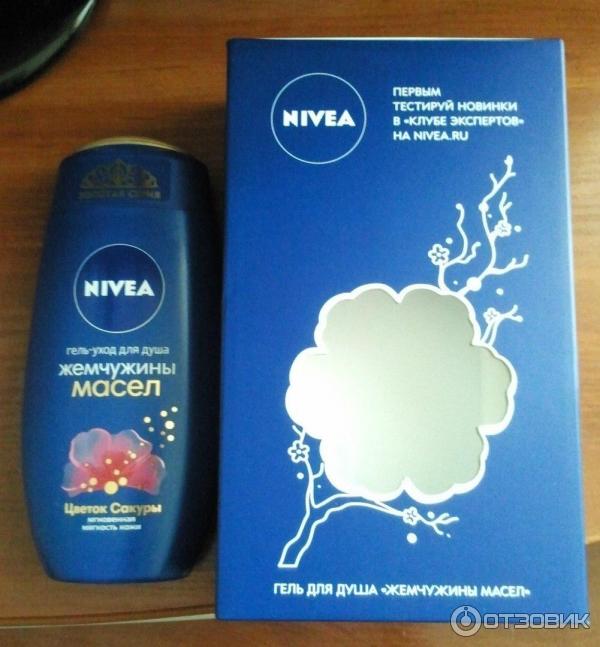 Гель-уход для душа Nivea Жемчужины масел Цветок сакуры фото