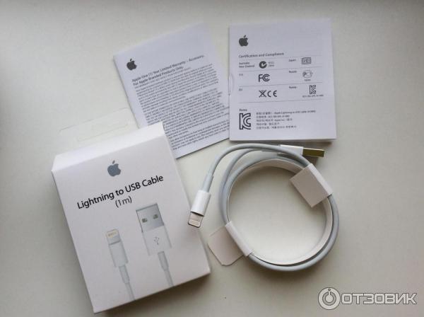 Кабель Apple Lightning to USB Cable MD818ZM/A фото