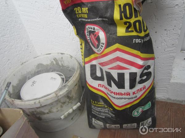 Плиточный клей Unis Юнис 2000 фото