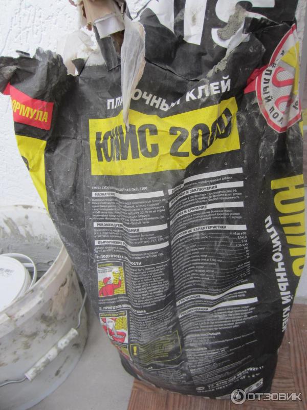 Плиточный клей Unis Юнис 2000 фото