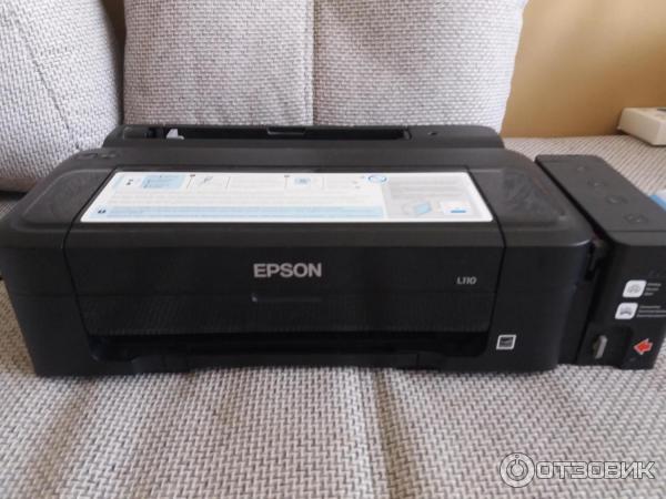 Epson L210 печатает цветные полосы