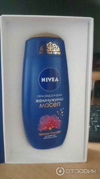 Гель-уход для душа Nivea Жемчужины масел Цветок сакуры фото