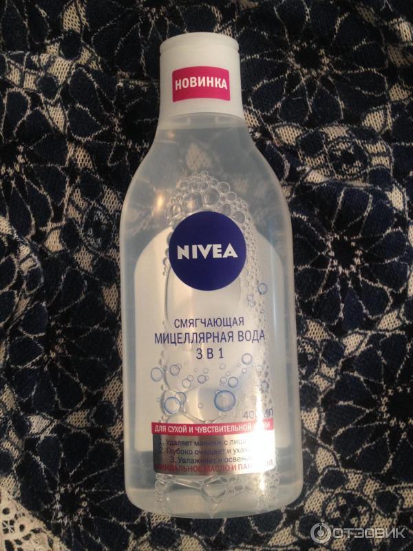 Смягчающая мицеллярная вода Nivea 3 в 1 фото