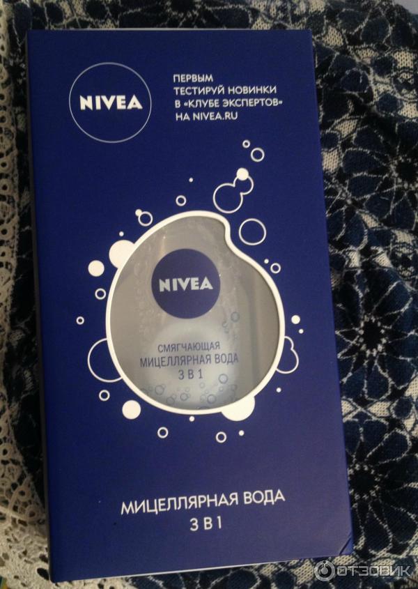 Смягчающая мицеллярная вода Nivea 3 в 1 фото