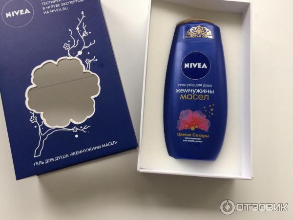 Гель-уход для душа Nivea Жемчужины масел Цветок сакуры фото