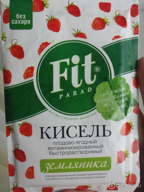 Кисель быстрорастворимый Fit Parad фото