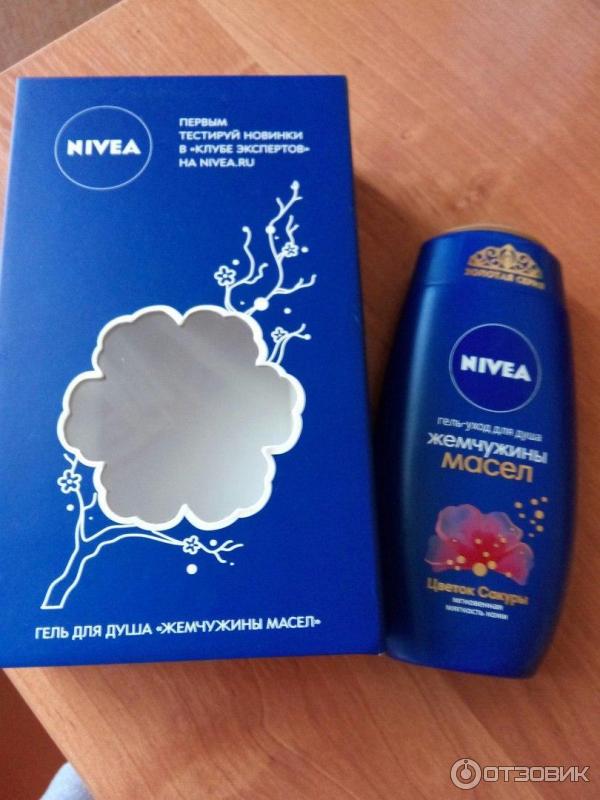 Гель-уход для душа Nivea Жемчужины масел Цветок сакуры фото