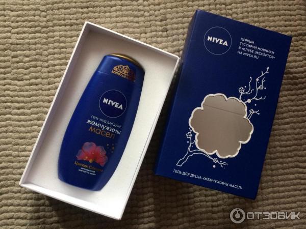 Гель-уход для душа Nivea Жемчужины масел Цветок сакуры фото