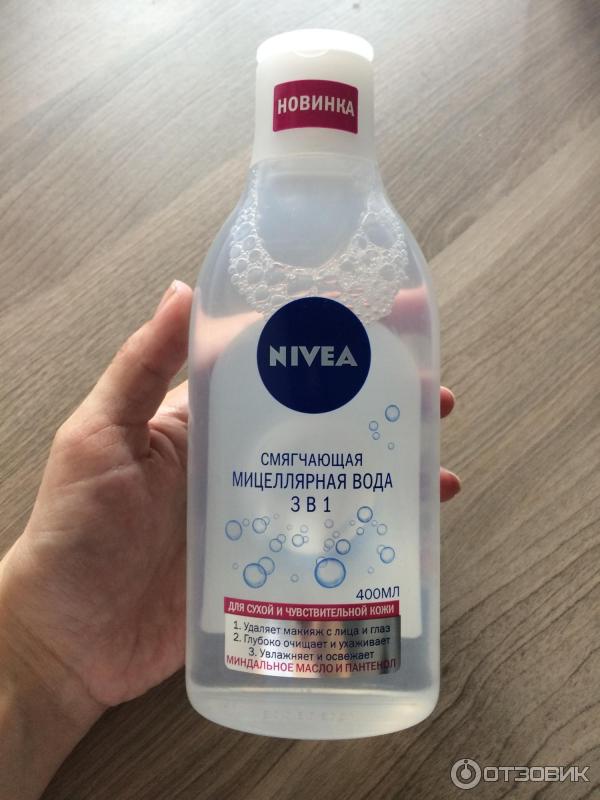 Смягчающая мицеллярная вода Nivea 3 в 1 фото