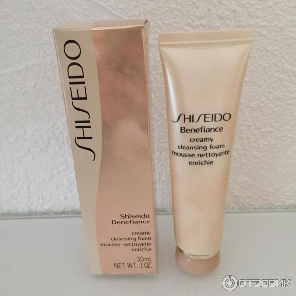 shiseido benefiance creamy cleansing foam mousse nettoyante enrichie