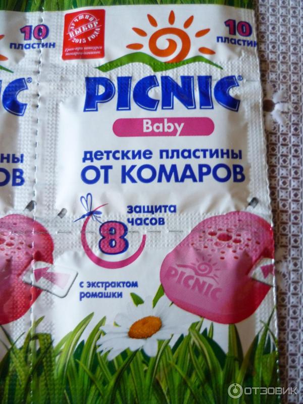 Пластины от комаров Picnic Baby фото