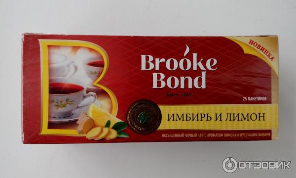 Чай Brooke Bond Имбирь и лимон фото