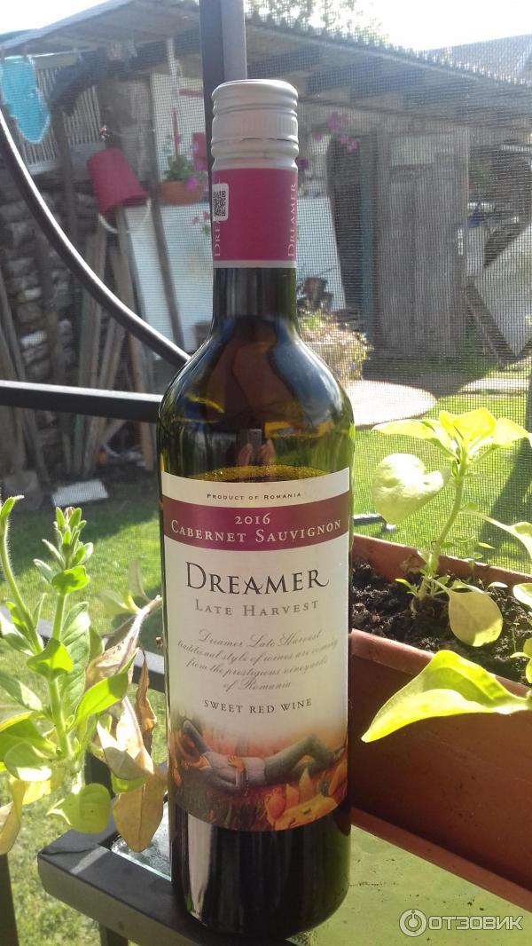 красное вино late harvest cabernet sauvignon dreamer