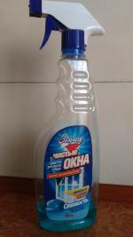 Средство для мытья стекол Золушка "Чистые окна" фото
