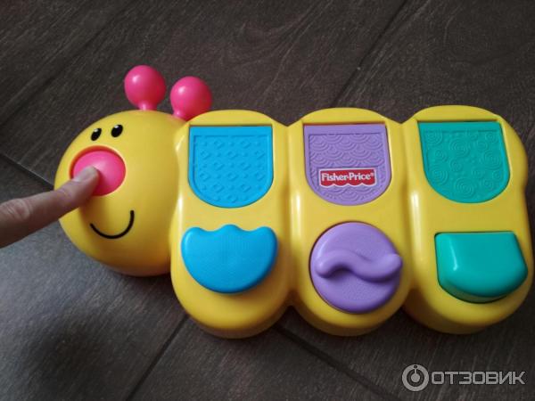 Развивающая игрушка Fisher Price Обучающая гусеница фото