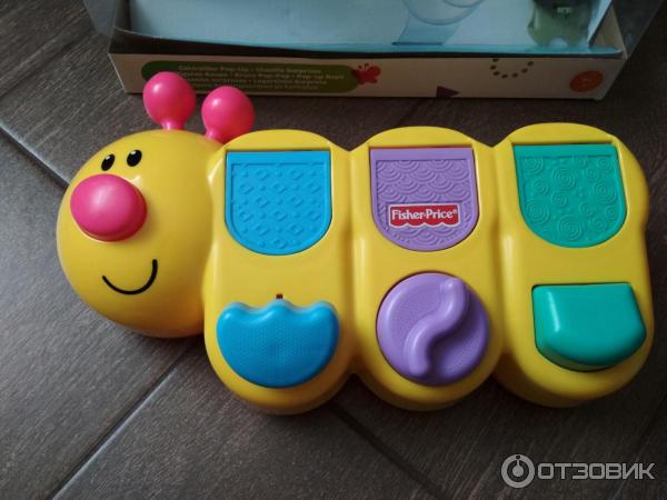 Развивающая игрушка Fisher Price Обучающая гусеница фото