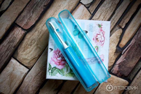 Звуковая зубная щетка Hapica Minus ion case фото