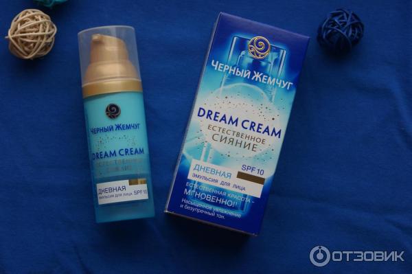 Дневная эмульсия для лица Черный Жемчуг SPF 10 Dream cream естественное сияние фото