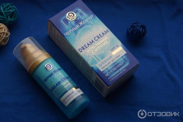 Дневная эмульсия для лица Черный Жемчуг SPF 10 Dream cream естественное сияние фото