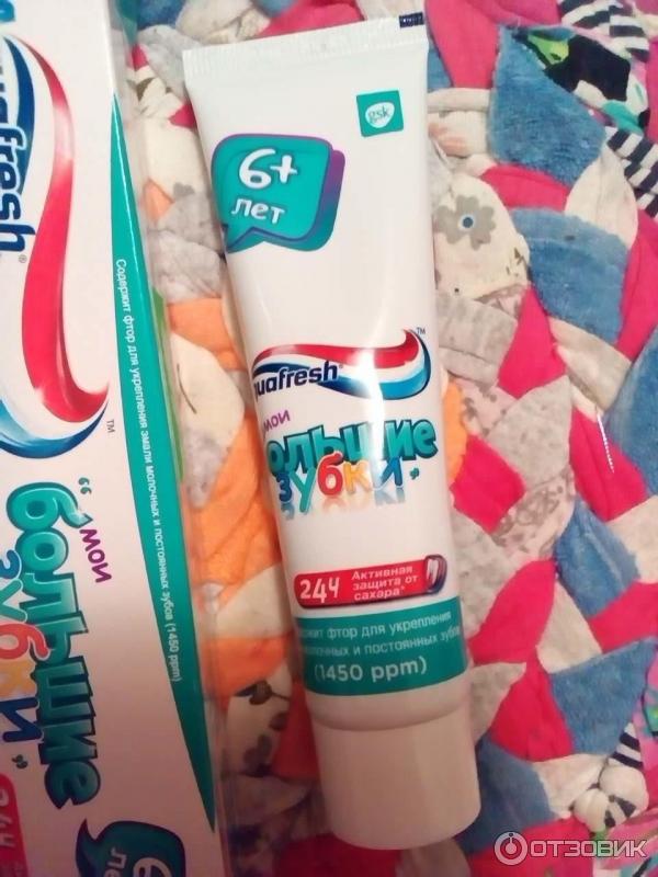 Зубная паста Aquafresh Мои большие зубки фото