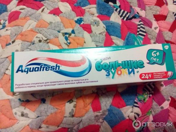 Зубная паста Aquafresh Мои большие зубки фото