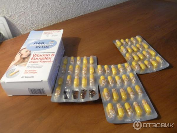 Витамины Das Gesunde Plus Vitamin B Komplex