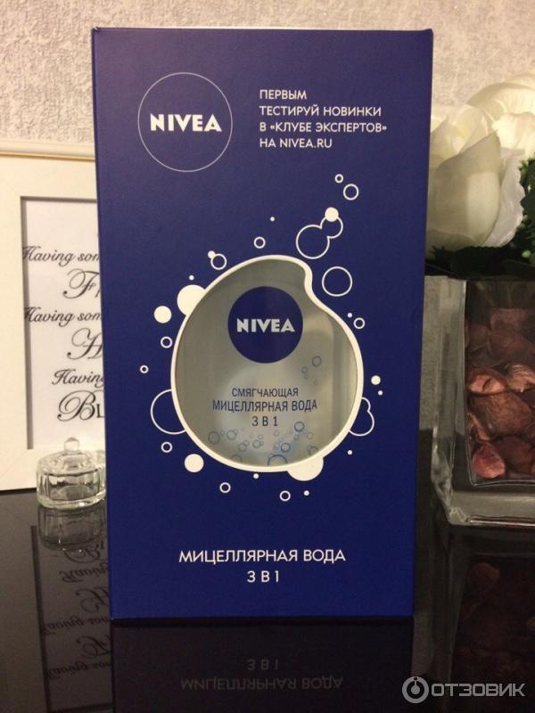 Смягчающая мицеллярная вода Nivea 3 в 1 фото