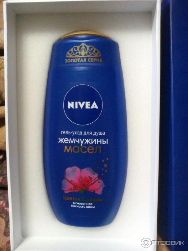 Гель-уход для душа Nivea Жемчужины масел Цветок сакуры фото