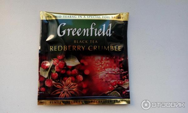 Черный чай Greenfield Redberry crumble фото