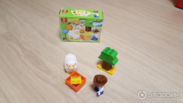 Детский конструктор Sluban Brick Happy farm Yong fa фото