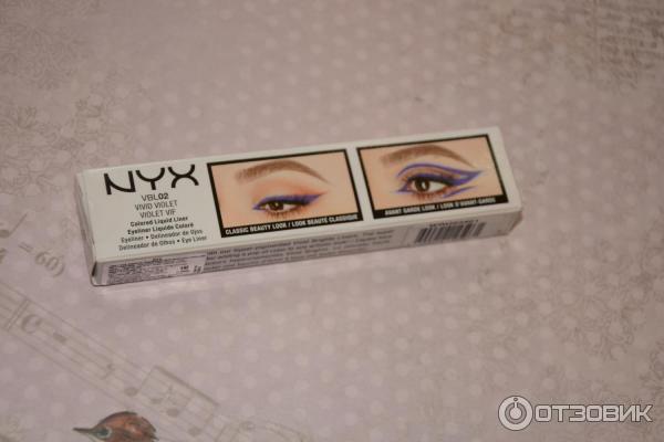 Жидкая цветная подводка для глаз NYX Vivid Brights фото