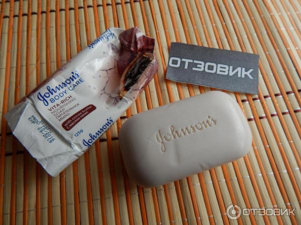 Мыло Johnson's Body Care Vita Rich питательное с маслом какао фото