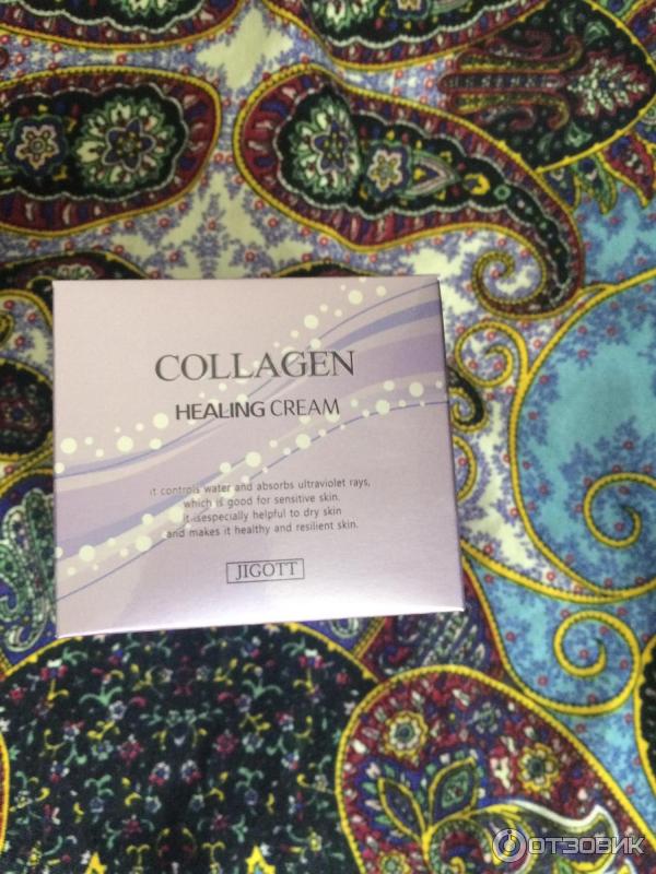 Collagen Healing Cream коллагеновый крем для лица от Jigott фото