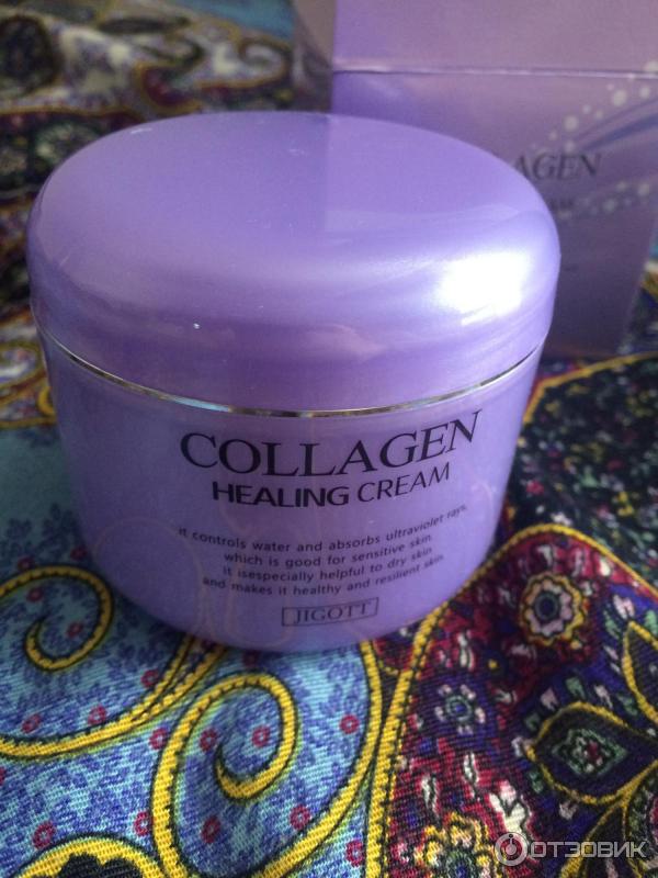 Collagen Healing Cream коллагеновый крем для лица от Jigott фото