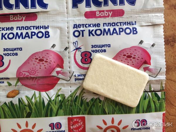 Пластины от комаров Picnic Baby фото