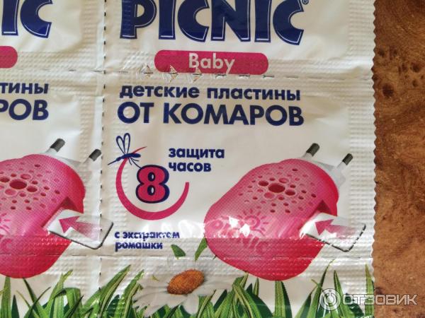 Пластины от комаров Picnic Baby фото