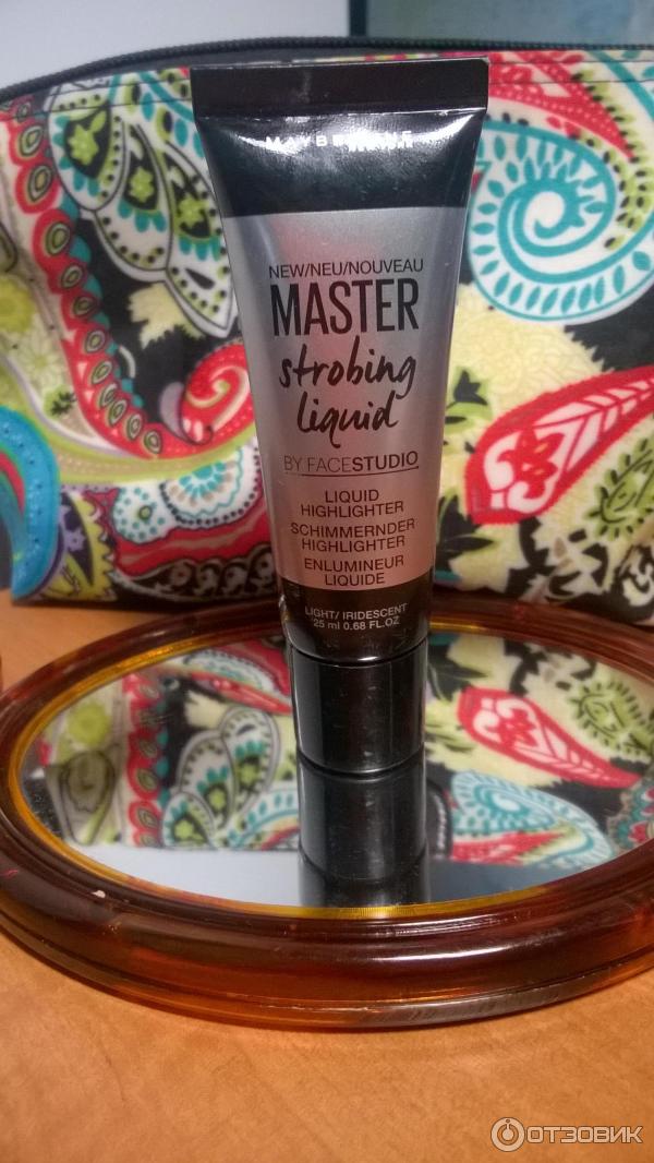 Жидкий хайлайтер Maybelline Face Studio Master strobing liguid фото