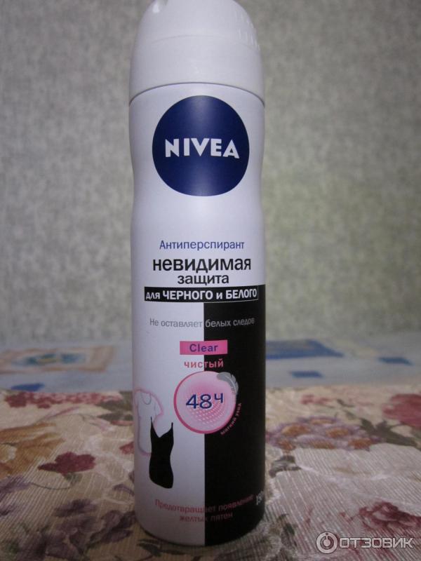 Антиперспирант-спрей Nivea Невидимая защита для черного и белого