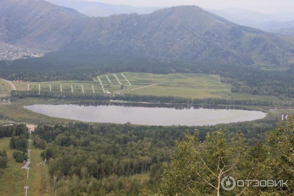 Канатная дорога у озера Манжерок (Россия, Озерное) фото