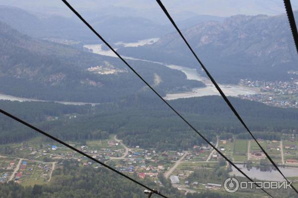 Канатная дорога у озера Манжерок (Россия, Озерное) фото