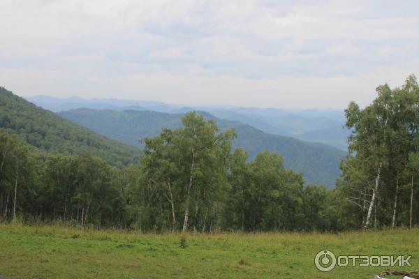 Канатная дорога у озера Манжерок (Россия, Озерное) фото