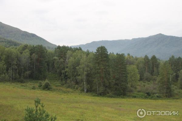 Канатная дорога у озера Манжерок (Россия, Озерное) фото