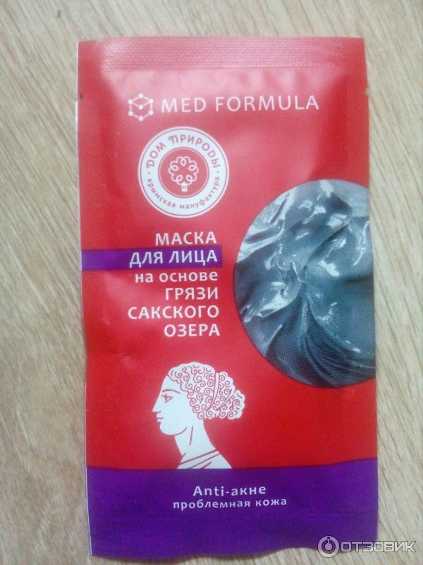 Маска для лица Med Formula на основе грязи Сакского озера фото