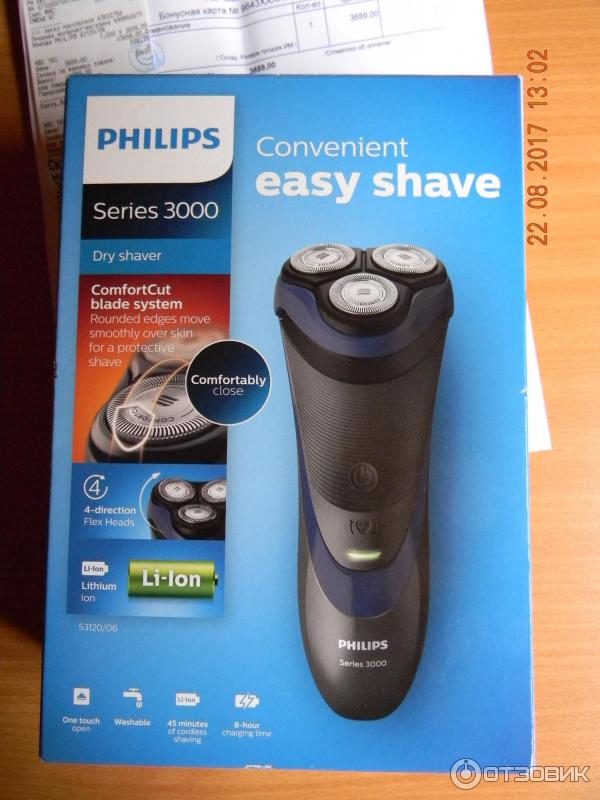 Бритва Philips SHAVER Series 3000 фото