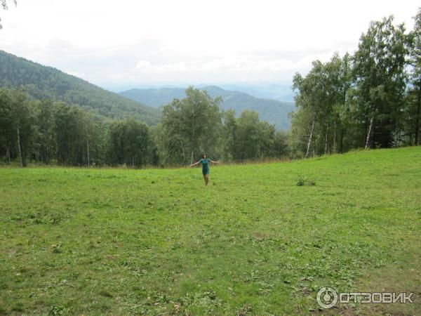 Канатная дорога у озера Манжерок (Россия, Озерное) фото