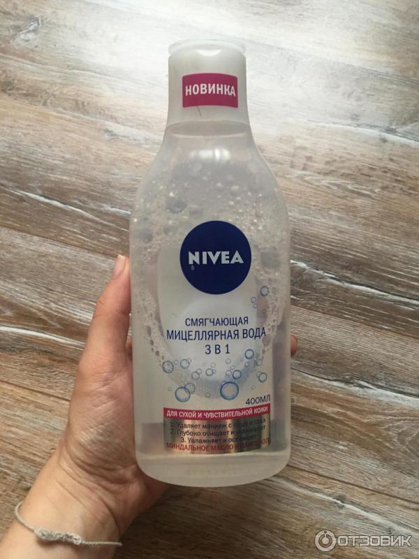 Смягчающая мицеллярная вода Nivea 3 в 1 фото