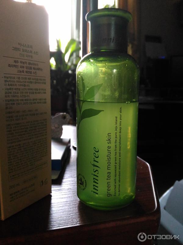 Увлажняющий тоник Innisfree Green Tea Moisture Skin