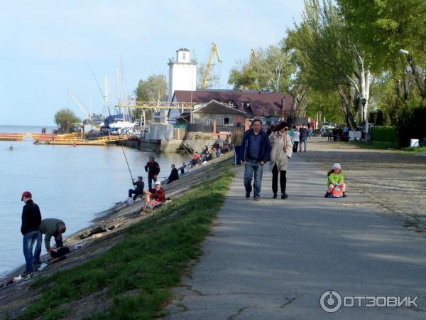 Пушкинская набережная таганрог фото Отзыв о Пушкинская набережная (Россия, Таганрог) и для прогулок, и для празднико