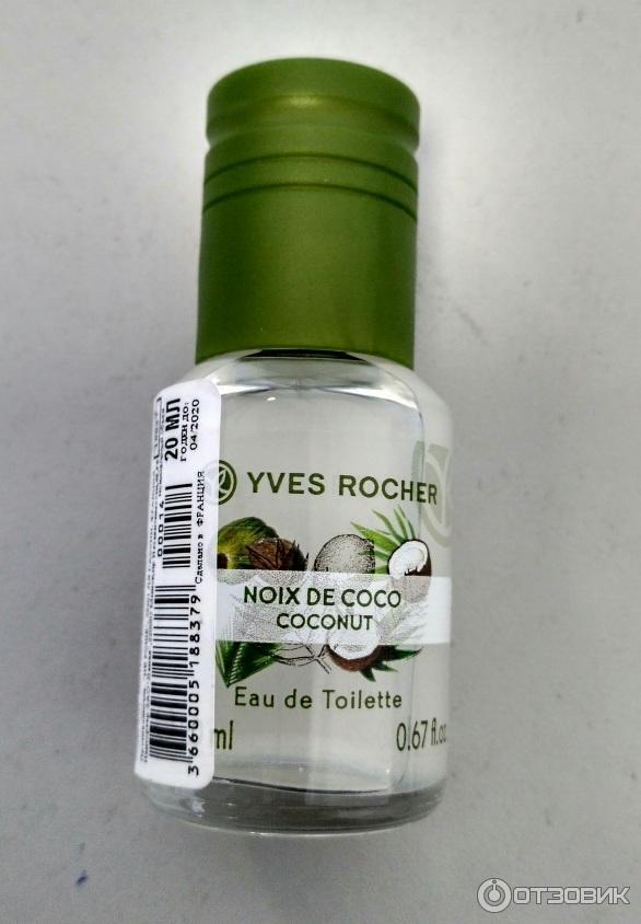 Туалетная Вода Yves Rocher Coconut фото